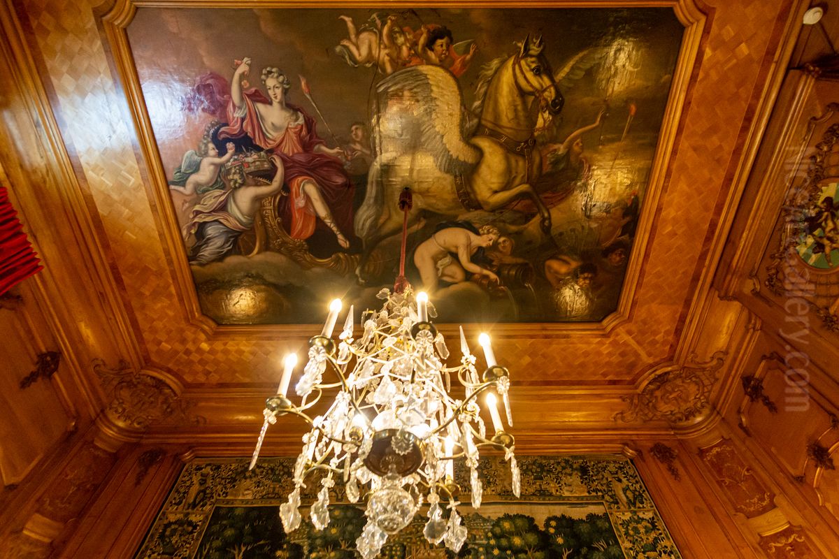 Aurora Oil Painting by David Klocker Ehrenstrahl