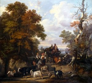 Retour de foire 1850 - Joseph Latour