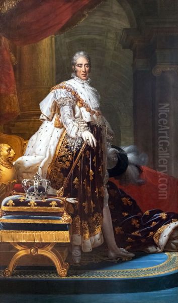 Portrait de Charles X - Francois Gerard - Musee des Beaux-Arts de Gaillac Oil Painting by Francois Gerard