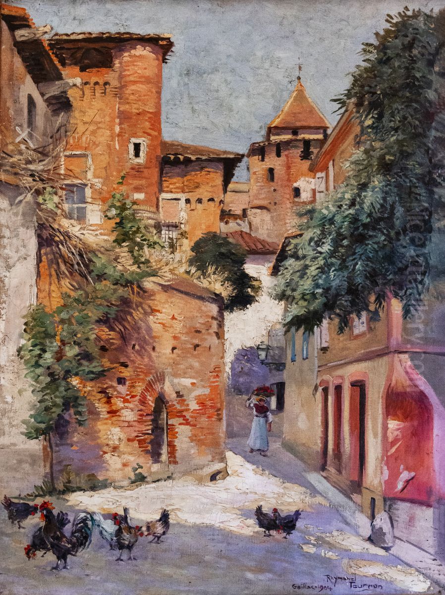La tour Pierre de Brens - Raymond Tournon Oil Painting by Raymond Tournon