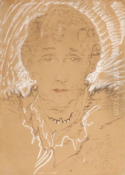 Portret kobiety Oil Painting by Stanislaw Ignacy Witkiewicz