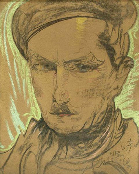 Portrait of Dr. Hugo Karwowski Oil Painting by Stanislaw Ignacy Witkiewicz (Witkacy)