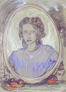 Portrait of a woman (in the mirror)