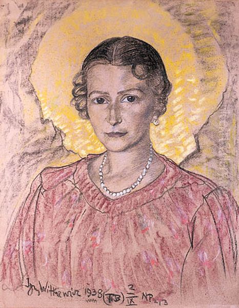 Portret kobiecy Oil Painting by Stanislaw Ignacy Witkiewicz