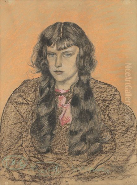 Portrait of Aleksandra Korosadowicz-Ustrzycka Oil Painting by Stanislaw Ignacy Witkiewicz
