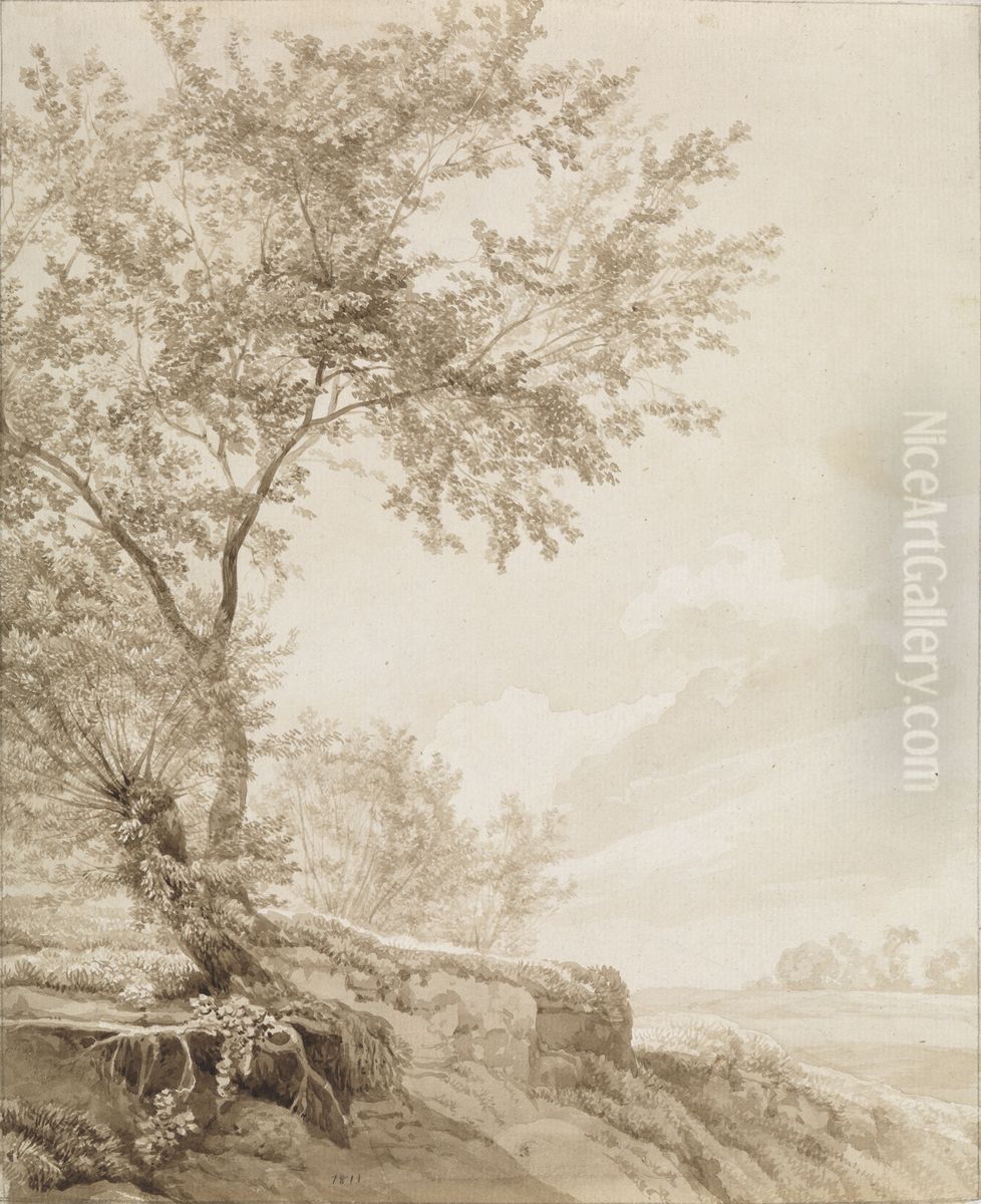 Laubbaumgruppe Oil Painting by Carl Gustav Carus