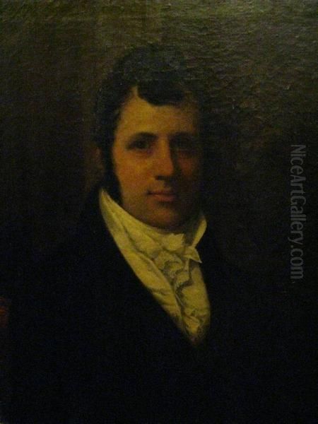 John Geib Jr. (1780-1821) Oil Painting by John Wesley Jarvis