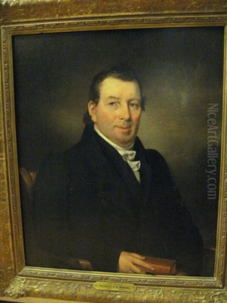John W. Forbes (b. ca. 1781) Oil Painting by Samuel Finley Breese Morse