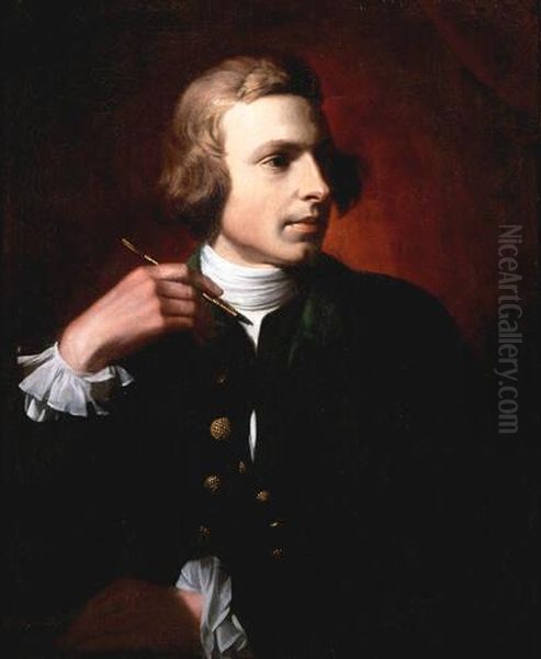 Charles Willson Peale (1741-1827) Oil Painting by Benjamin West