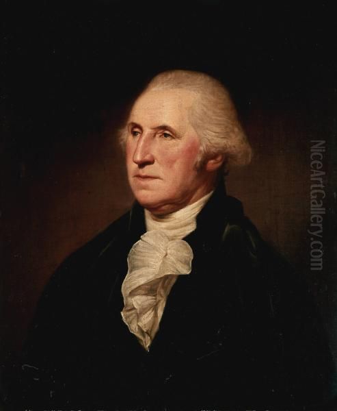 George Washington (1732-1799) Oil Painting by Charles Willson Peale