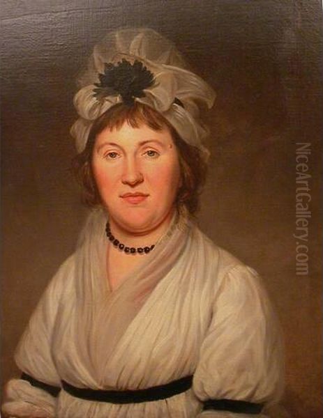 Mrs. James W. De Peyster (Anna De Peyster) Oil Painting by Charles Willson Peale