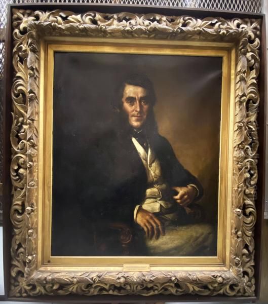 Charles Frederick De Loosey (1814-1870) Oil Painting by Adolfo Muller-Ury