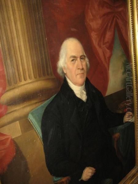 Goldsborough Banyar Sr. (1724-1815) Oil Painting by Ezra Ames