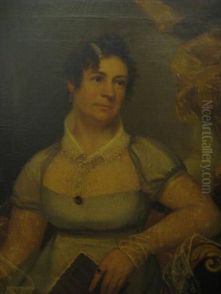 Mrs. John Bryan (Catharine Carmichael, 1773-1854) Oil Painting by Ezra Ames