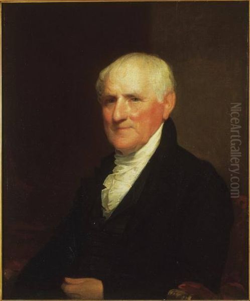 Egbert Benson (1746-1833) Oil Painting by Gilbert Stuart