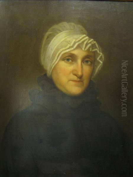 Mrs. Melancthon Lloyd Woolsey (Alida Livingston, 1758-1843) Oil Painting by Abraham Tuthill