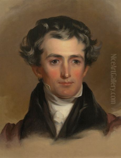 Thomas Jefferson Bryan (1800-1870) Oil Painting by Thomas Sully