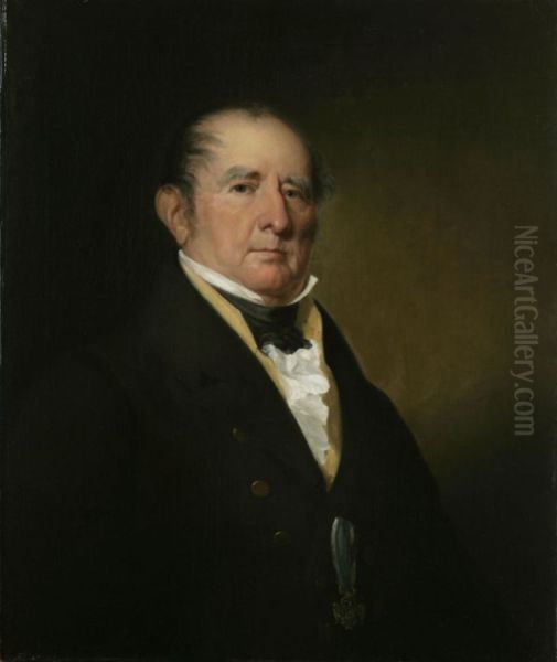 Aaron Ogden (1756-1839) Oil Painting by Asher Brown Durand