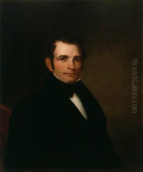 Luman Reed (1785-1836) Oil Painting by Asher Brown Durand