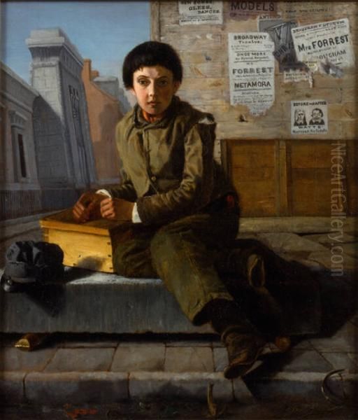 Doing Nothing Oil Painting by George Henry Yewell