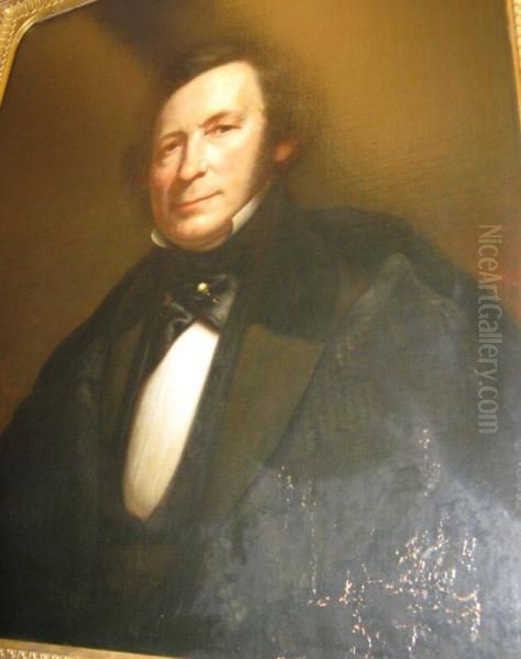 Richard Hildreth (1807-1865) Oil Painting by Robert M. Pratt