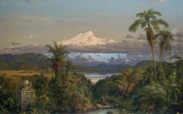 Cayambe Oil Painting by Frederic Edwin Church