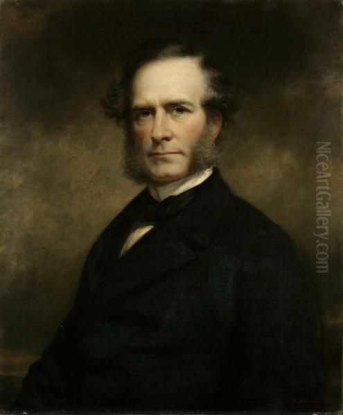 Edward Jones (1812-1869) Oil Painting by Daniel Huntington