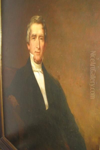 William Henry Seward (1801-1872) Oil Painting by Emanuel Leutze