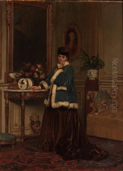 Lost Illusions Oil Painting by Charles Baugniet Lost Illusions Oil Painting by Charles Baugniet