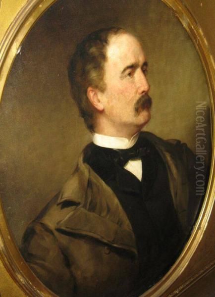Augustus Van Horne Stuyvesant Sr. (1838-1915) Oil Painting by George Augustus Baker