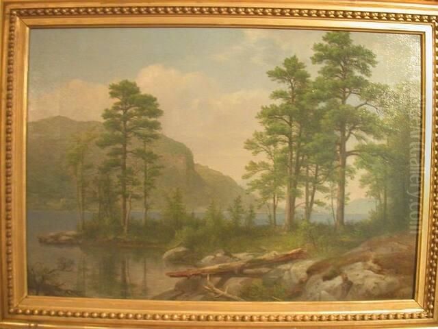 Harbor Island, Lake George, N.Y. Oil Painting by Asher Brown Durand
