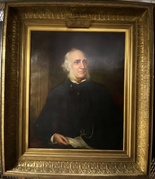 Andrew Warner (1806-1899) Oil Painting by George Augustus Baker