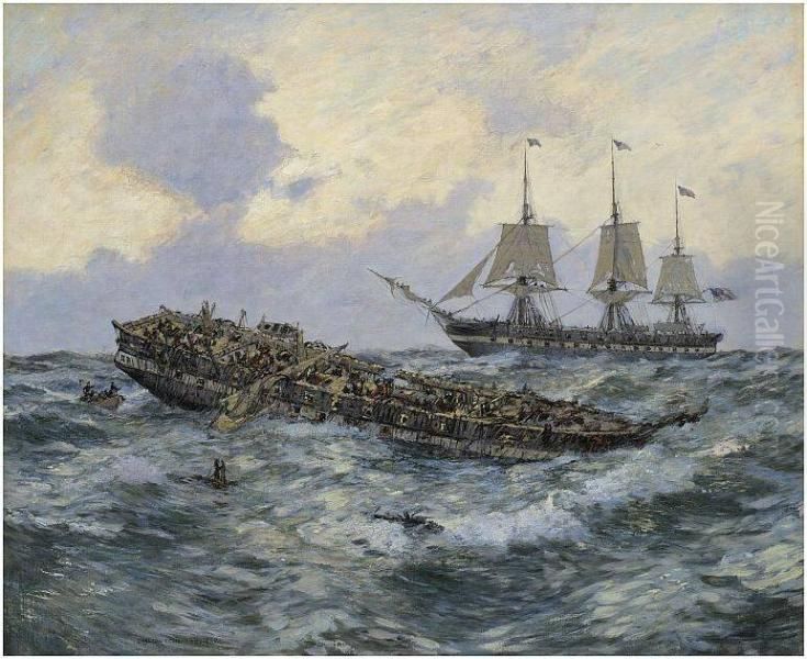 Engagement between the U.S. Frigate 