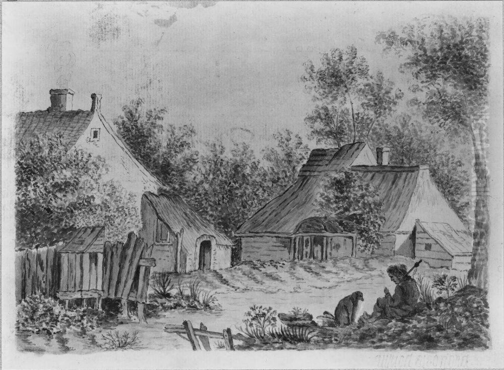 Landskap Oil Painting by Ulrika Eleonora of Denmark