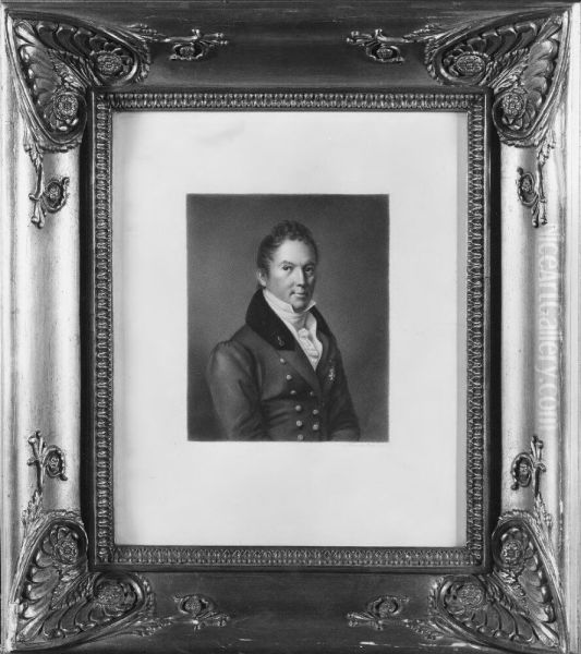 Per Ulmgren (1767-1846), expeditionssekreterare, konstsamlare Oil Painting by Maria Rohl