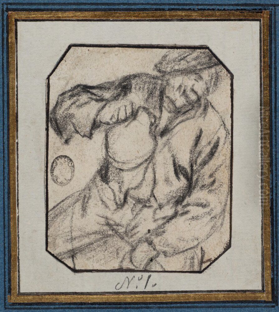 Man with a Jug Oil Painting by Pieter van Laer