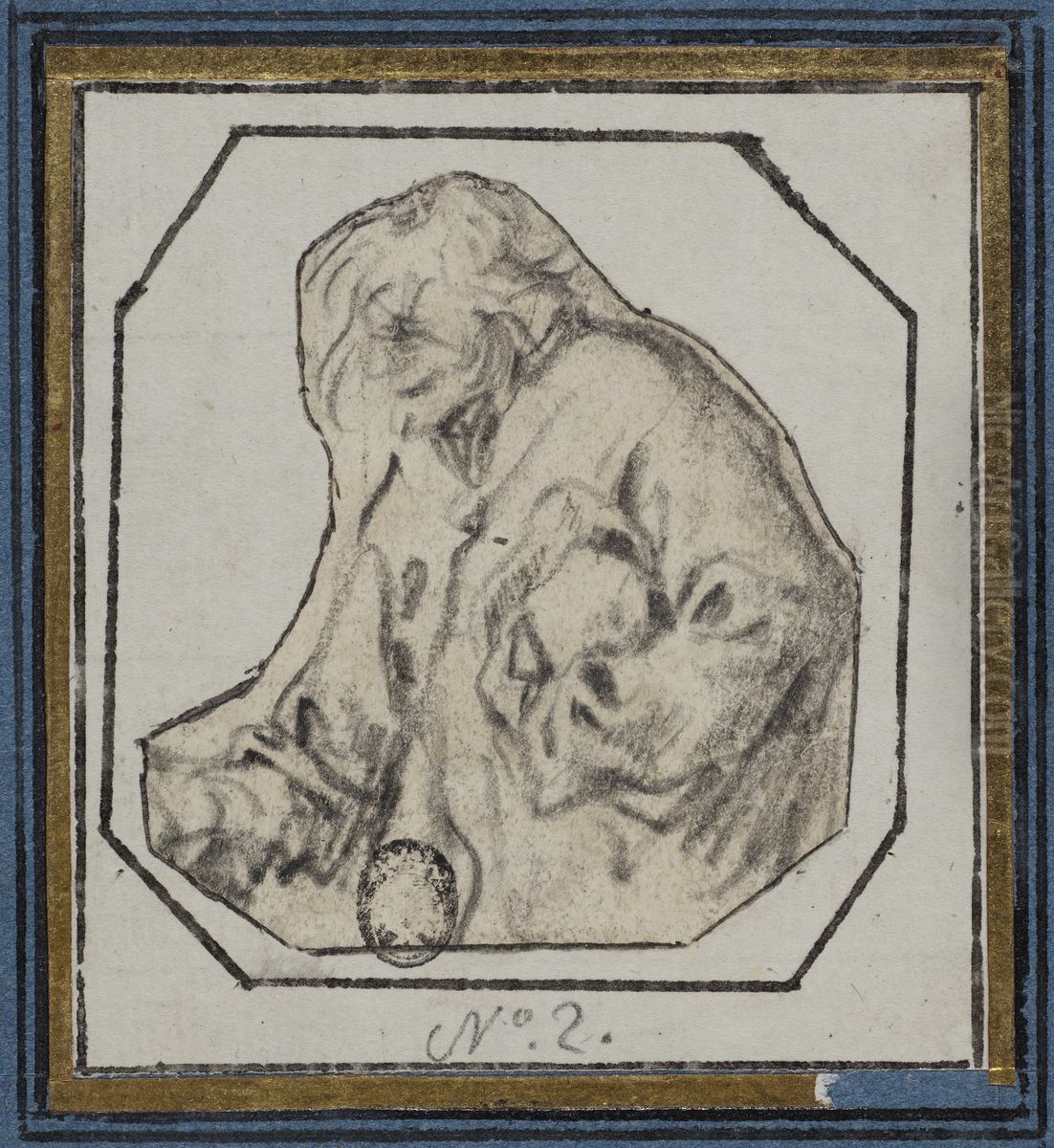 Bonde med hatten under armen Oil Painting by Pieter van Laer