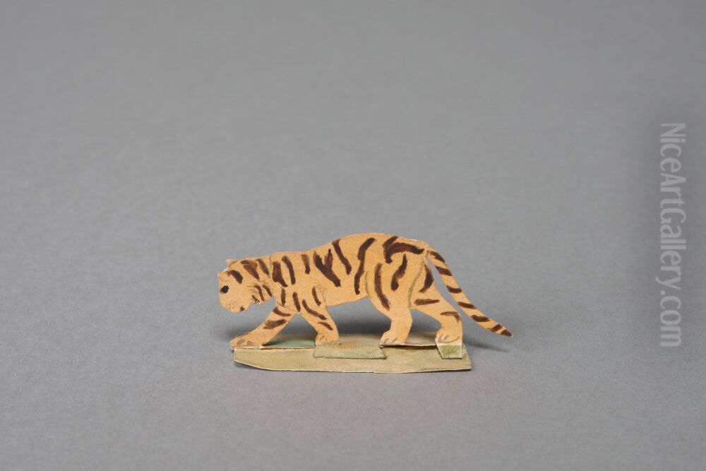 Tiger [one of 36 figures] Oil Painting by Ivar Arosenius