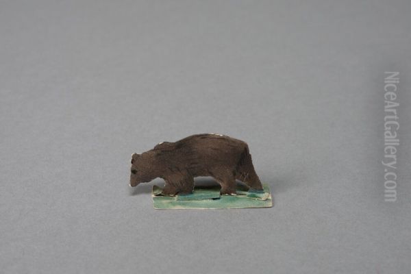 Wolverine? [one of 36 figures] Oil Painting by Ivar Arosenius
