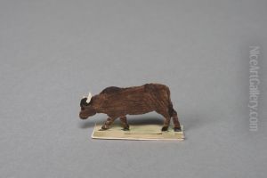 Brown bull [one of 36 figures]