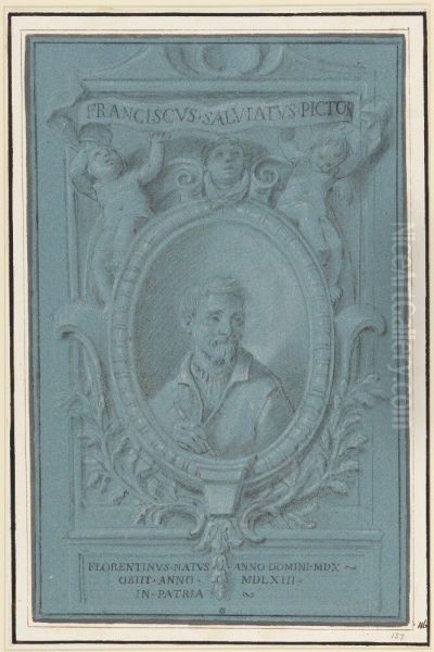 Portrait of Francesco Salviati Oil Painting by Luigi Garzi