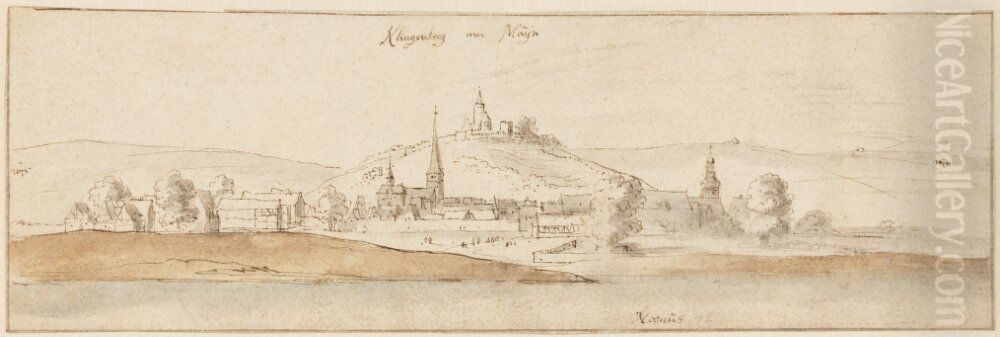 Klingenberg am Main Oil Painting by Wenceslaus Hollar