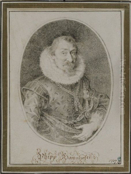 Portrait of Philip Hainhofer Oil Painting by Lucas Kilian