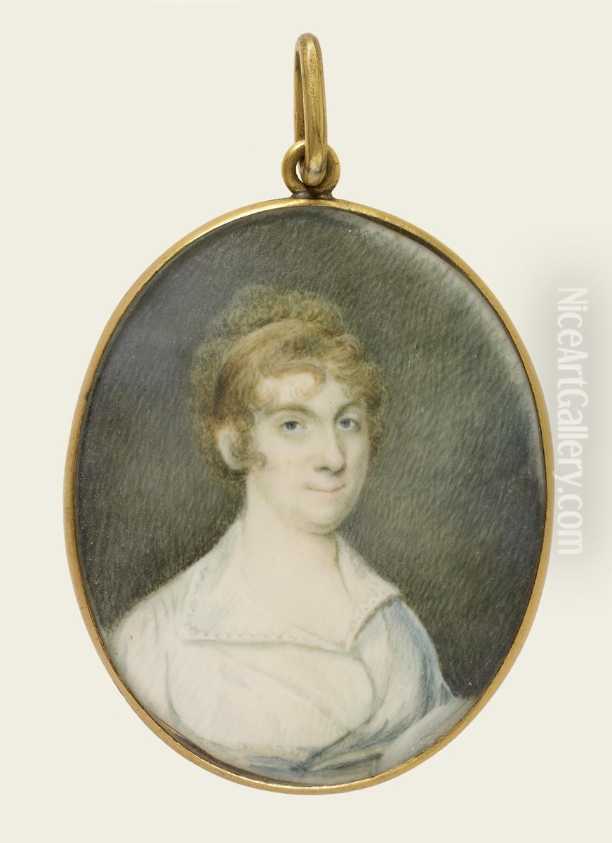 Ann Brunton, the actress (Mrs. Rob Merry) Oil Painting by William Dunlap