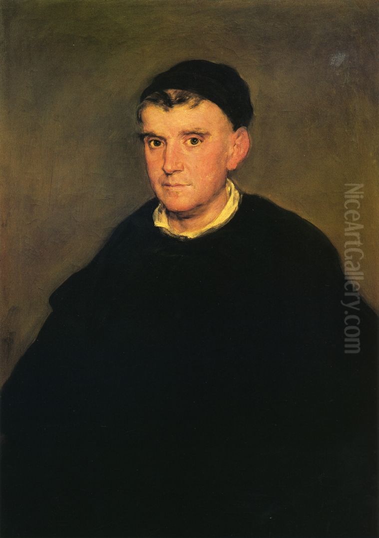 Brother Juan Fernandez de Rojas Oil Painting by Francisco Goya Fuendetodos