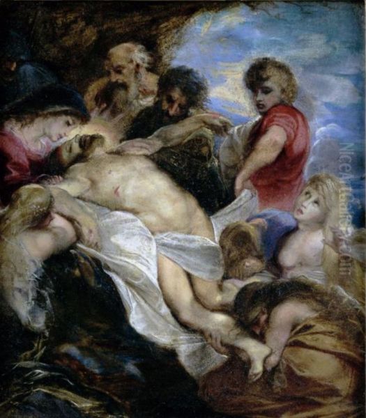 The lamentation over the dead Christ Oil Painting by Peter Paul Rubens