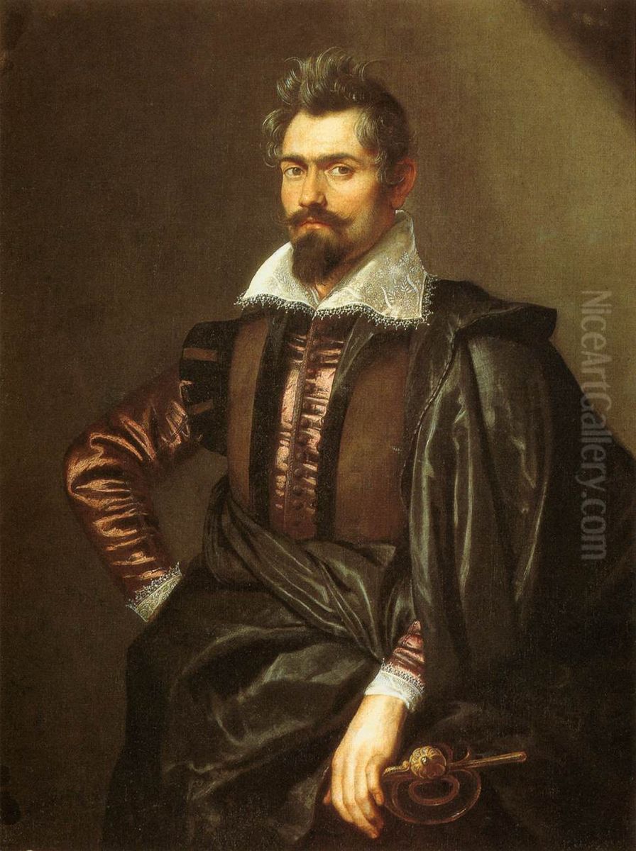 Portrait of Kaspar Scioppius Oil Painting by (studio of) Rubens, Peter Paul