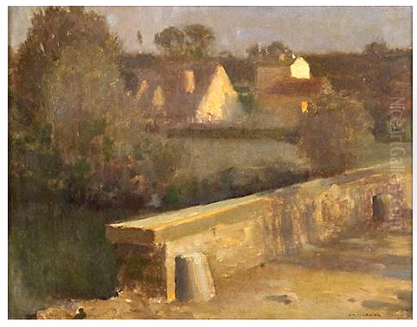 Coulevon vu du Montciel Oil Painting by Jules-Alexis Muenier