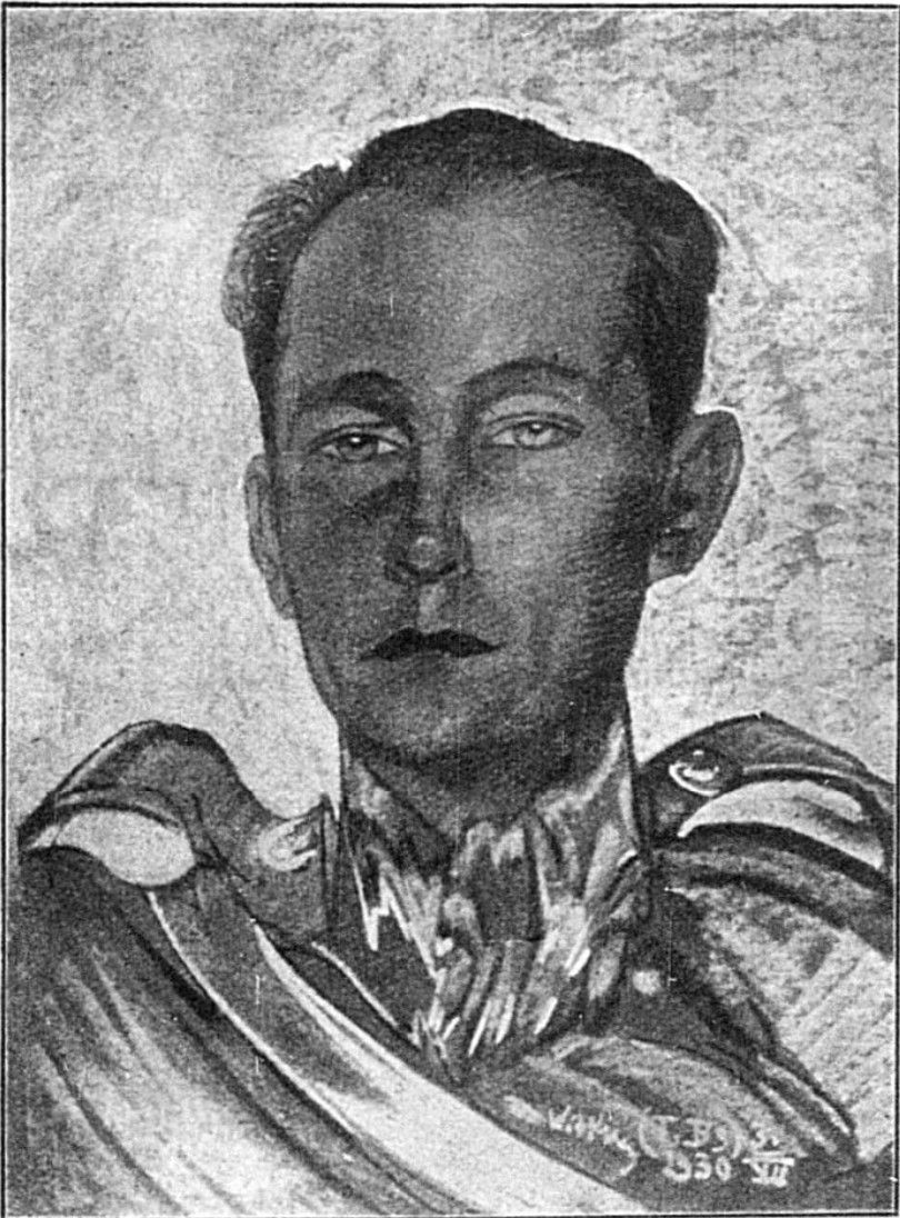 Portret Jozefa Aleksandra Galuszki Oil Painting by Stanislaw Ignacy Witkiewicz (Witkacy)