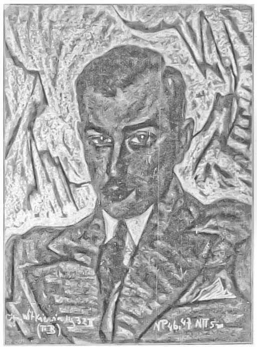 Portrait of Michal Rusinek Oil Painting by Stanislaw Ignacy Witkiewicz (Witkacy) Portrait of Michal Rusinek Oil Painting by Stanislaw Ignacy Witkiewicz (Witkacy)